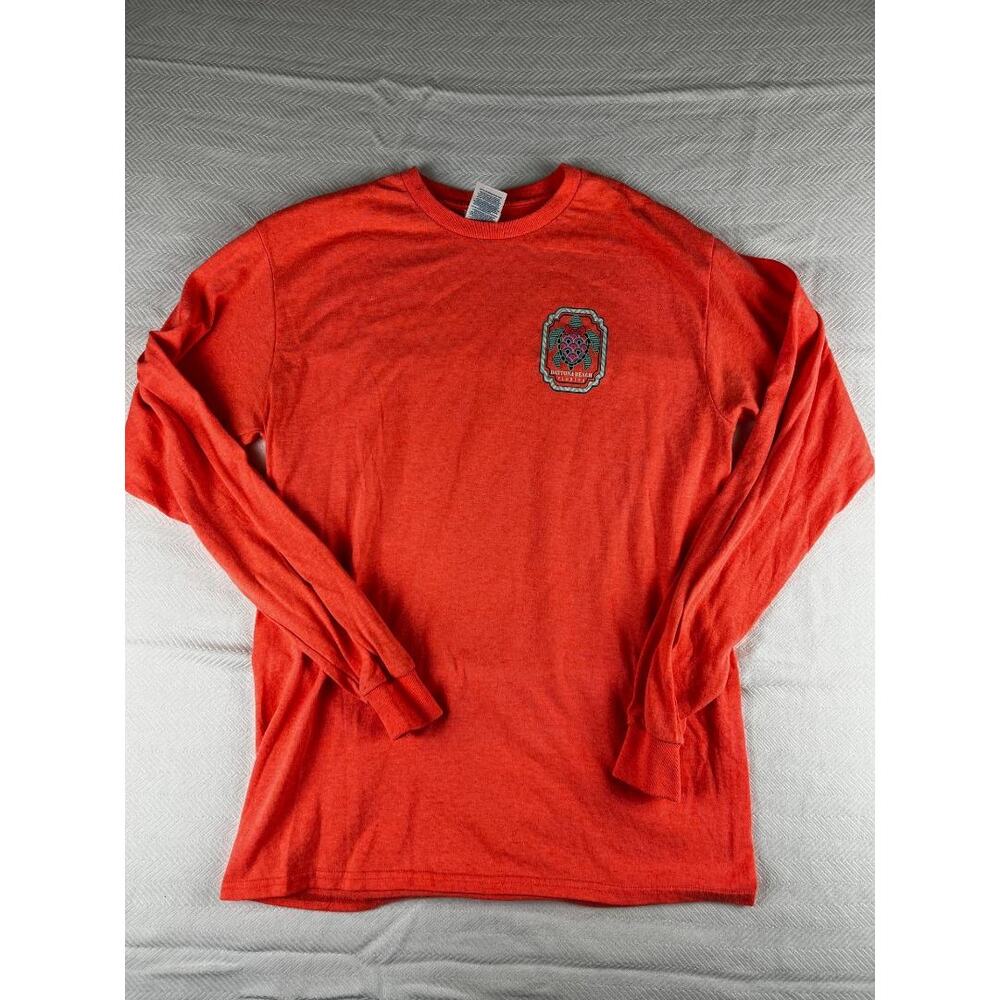 Daytona Turtle Orange Long Sleeve Shirt Medium Excellent o2/38